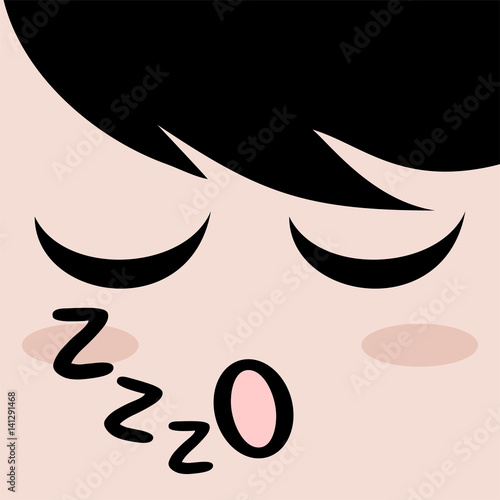 sleeping face