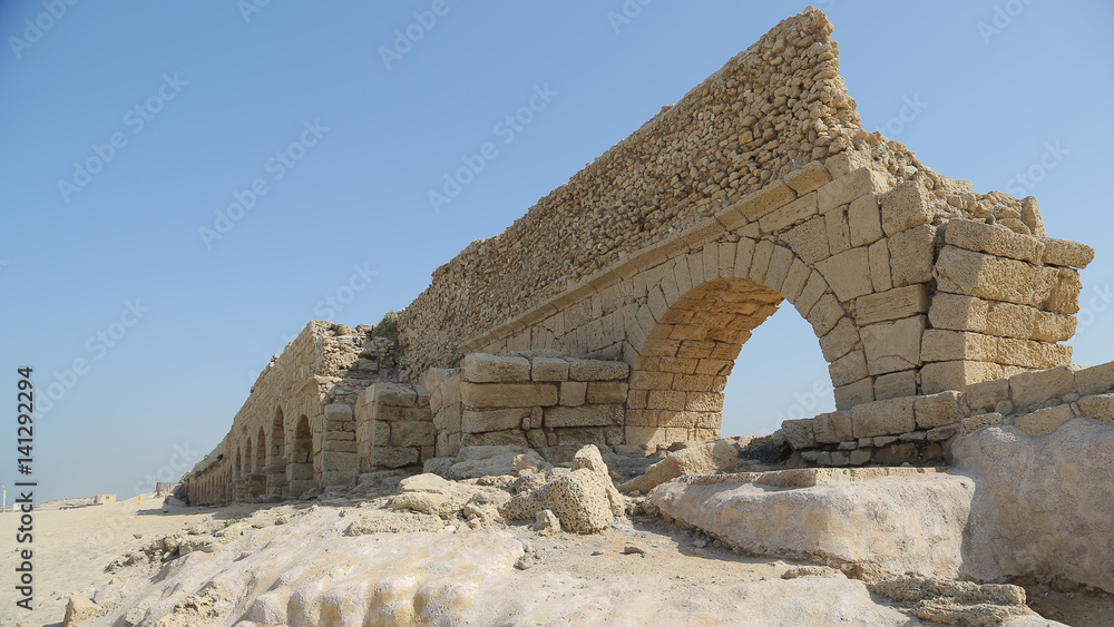 Acueducto de Herodes, Romano, Cesarea, Israel