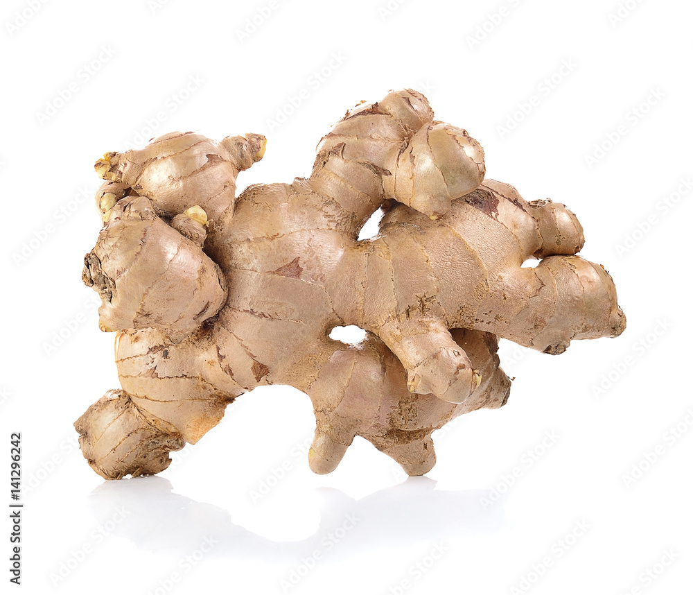 Ginger isolated on white background. Ginger isolated on white background.