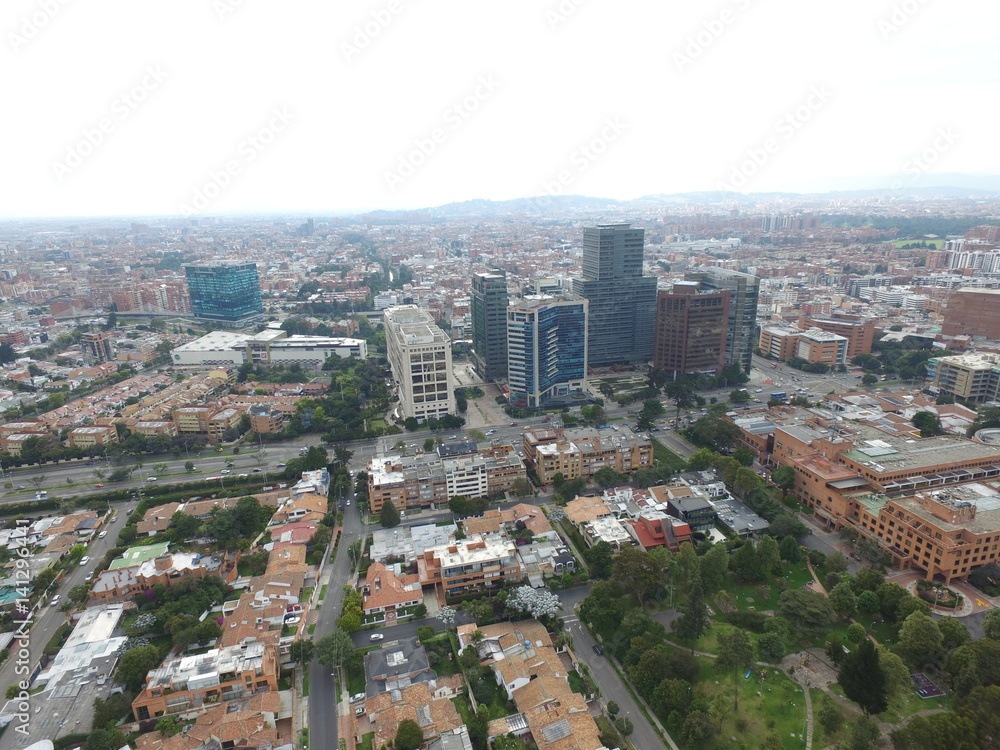 Bogotá, Usaquen, Santa Ana desde él aires 