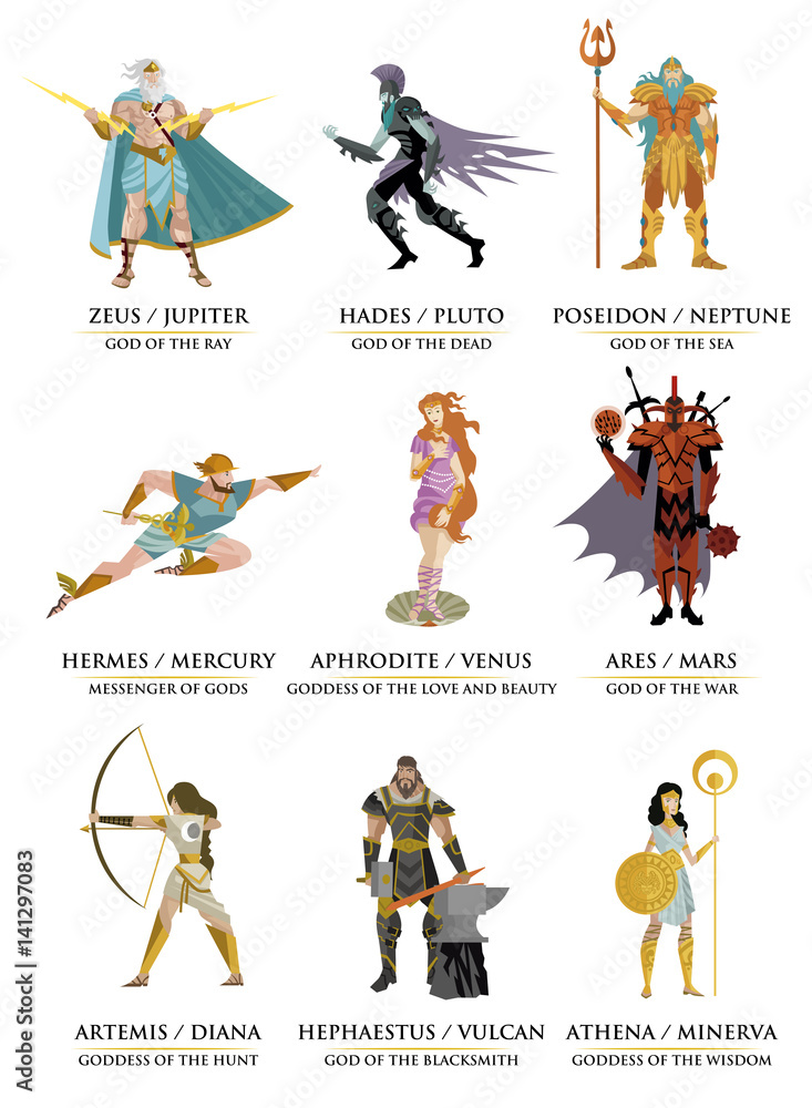 greek roman gods