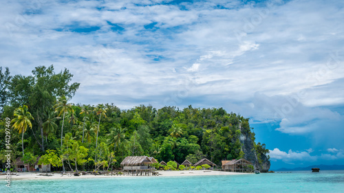 Paradise in Water Hut of Homestay on Kri Island. Raja Ampat, Indonesia, West Papua © Igor Tichonow