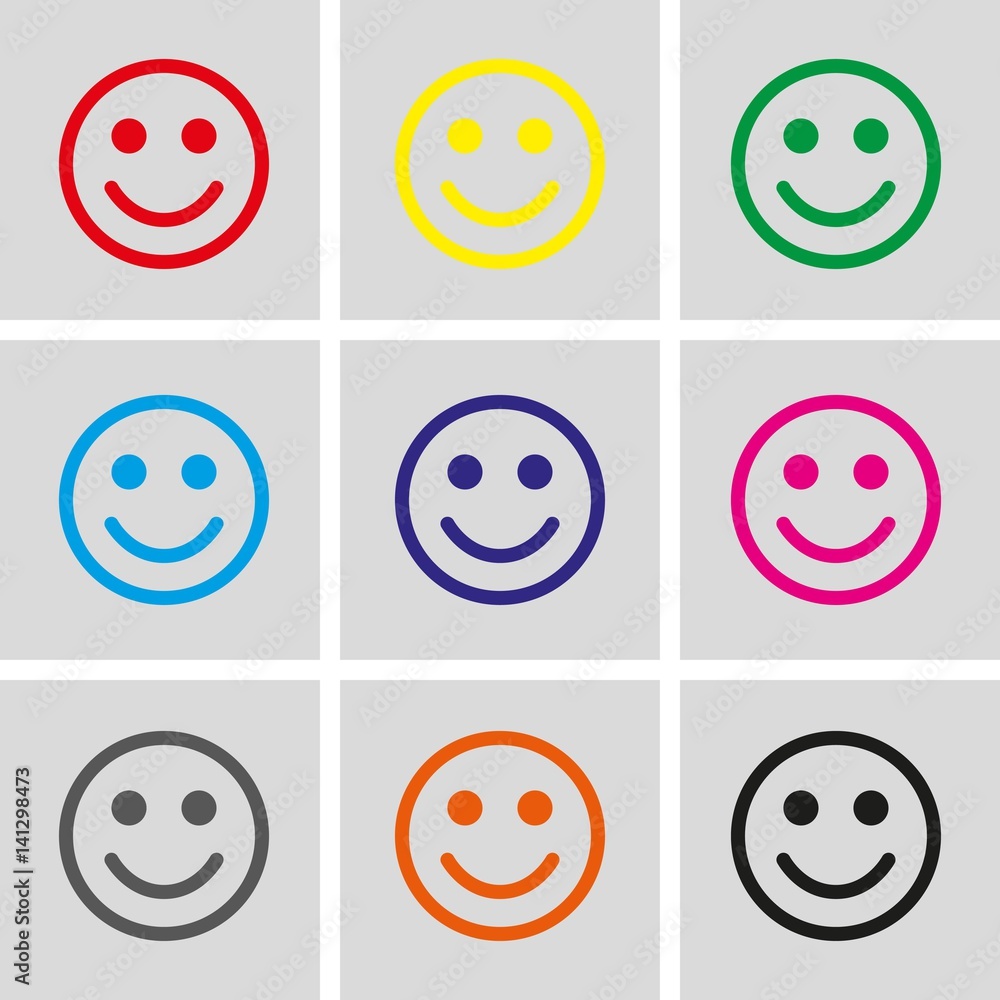 Smile icon stock vector illustration flat design Smile icon stock vector illustration flat design