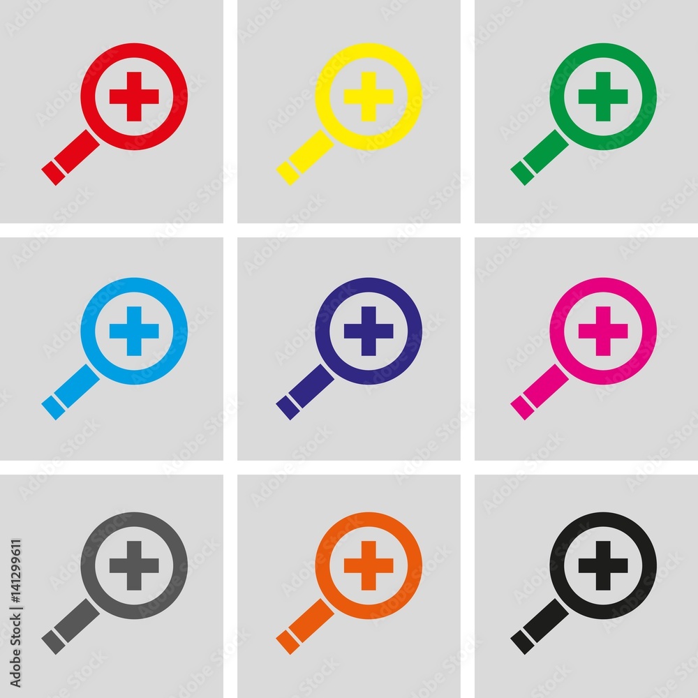 search icon stock vector illustration flat design search icon stock vector illustration flat design