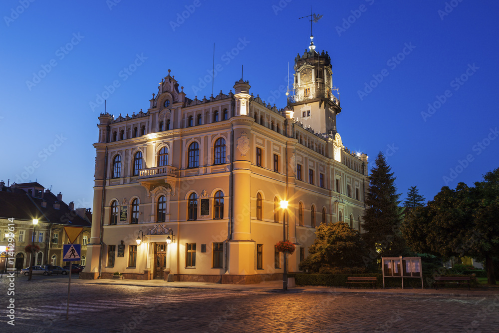 City Hall on Market Square in Jaroslaw