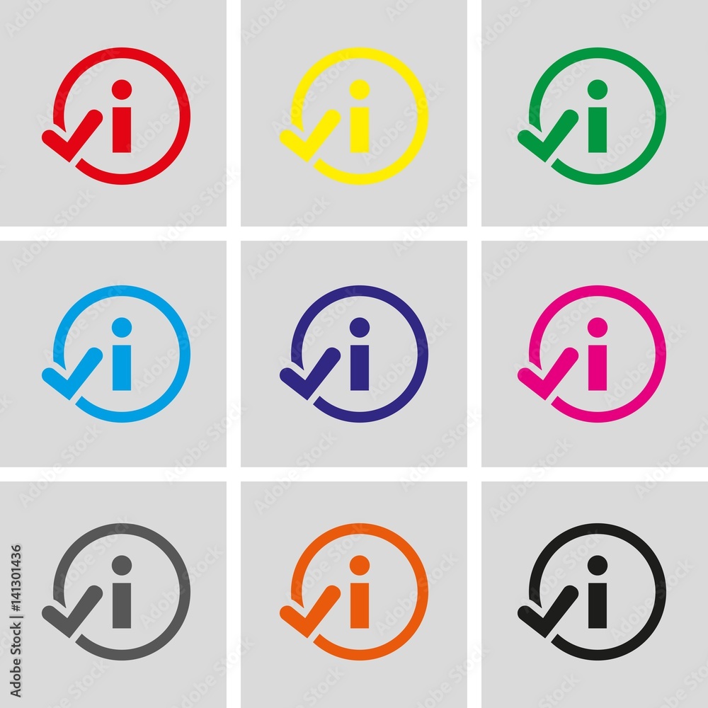 info icon stock vector illustration flat design info icon stock vector illustration flat design