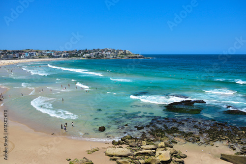 Bondi beach in summer