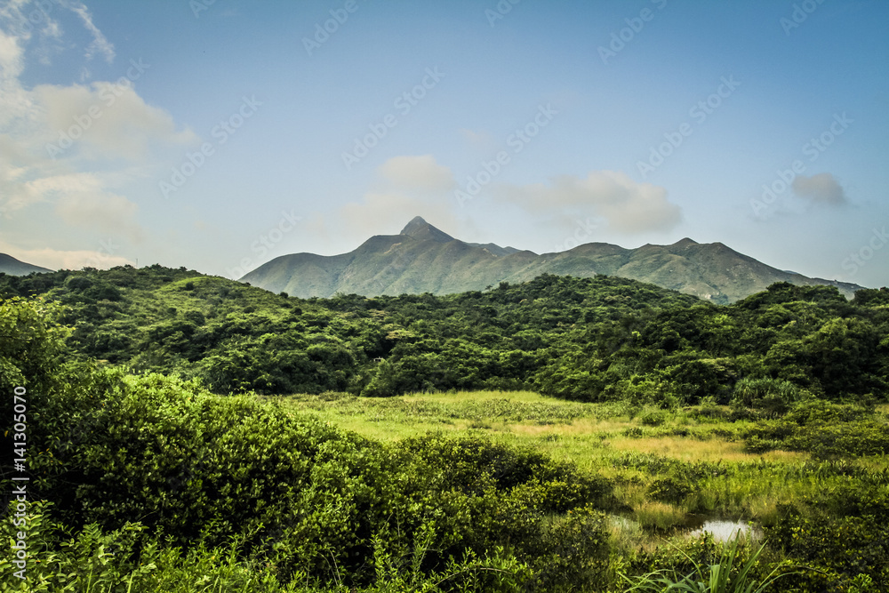Mountains with jungle