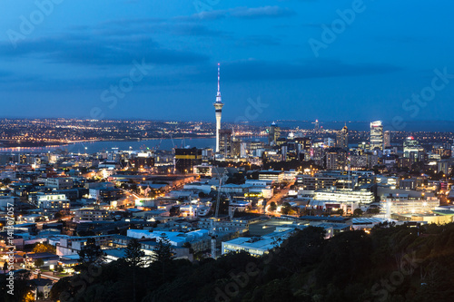 Twilight over Auckland, New Zealand