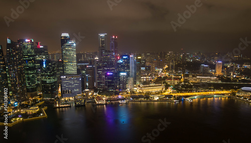 Singapur bei Nacht © familie-eisenlohr.de