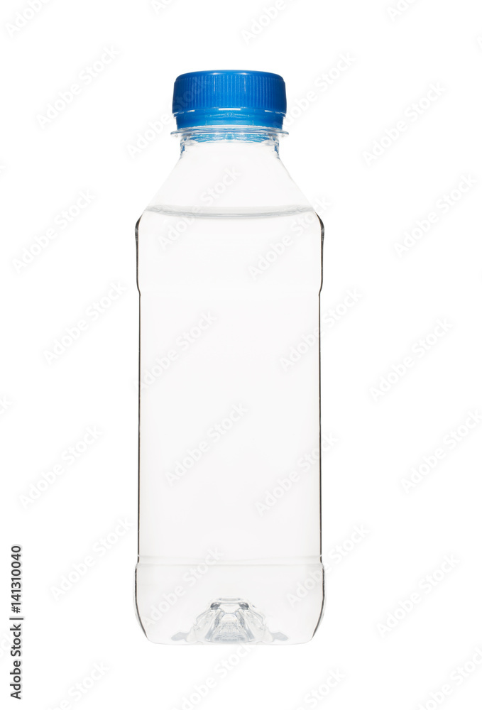Water bottle on the white background. Water bottle on the white background.