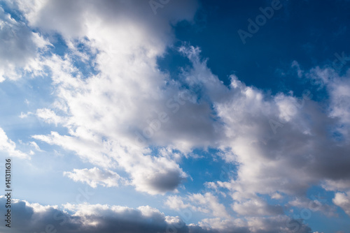 low angle view of beautiful cloudscape.