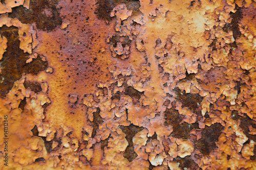 texture much rusty metal red and orange color