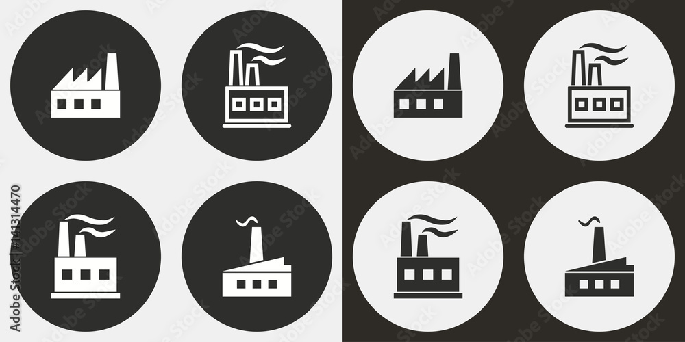 Factory icon set. Factory icon set.