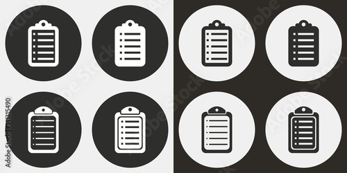 Document icon set.