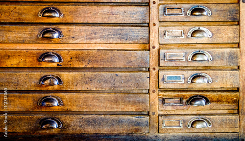 old filing cabinet