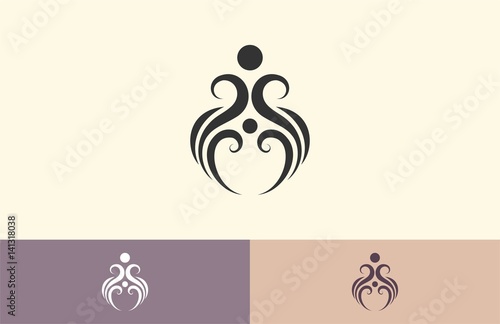 heart human care family logo