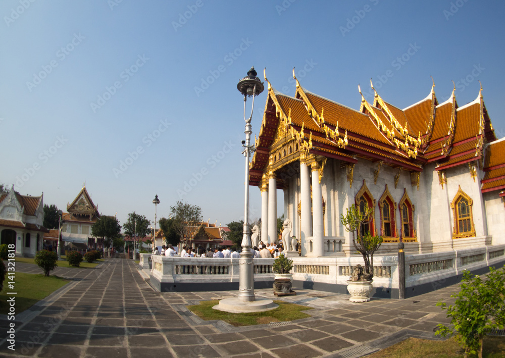 The Marble Temple (Wat Benchamabophit) in Bangkok Thailand