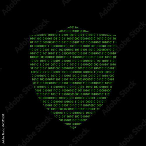 Hacker - 101011010 Icon - Schutz - Schild