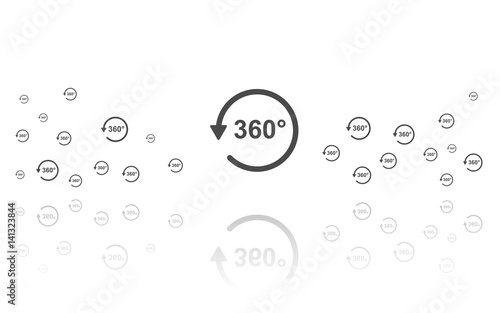 360° - VR - Virtual Reality - Reflektierend Weiss