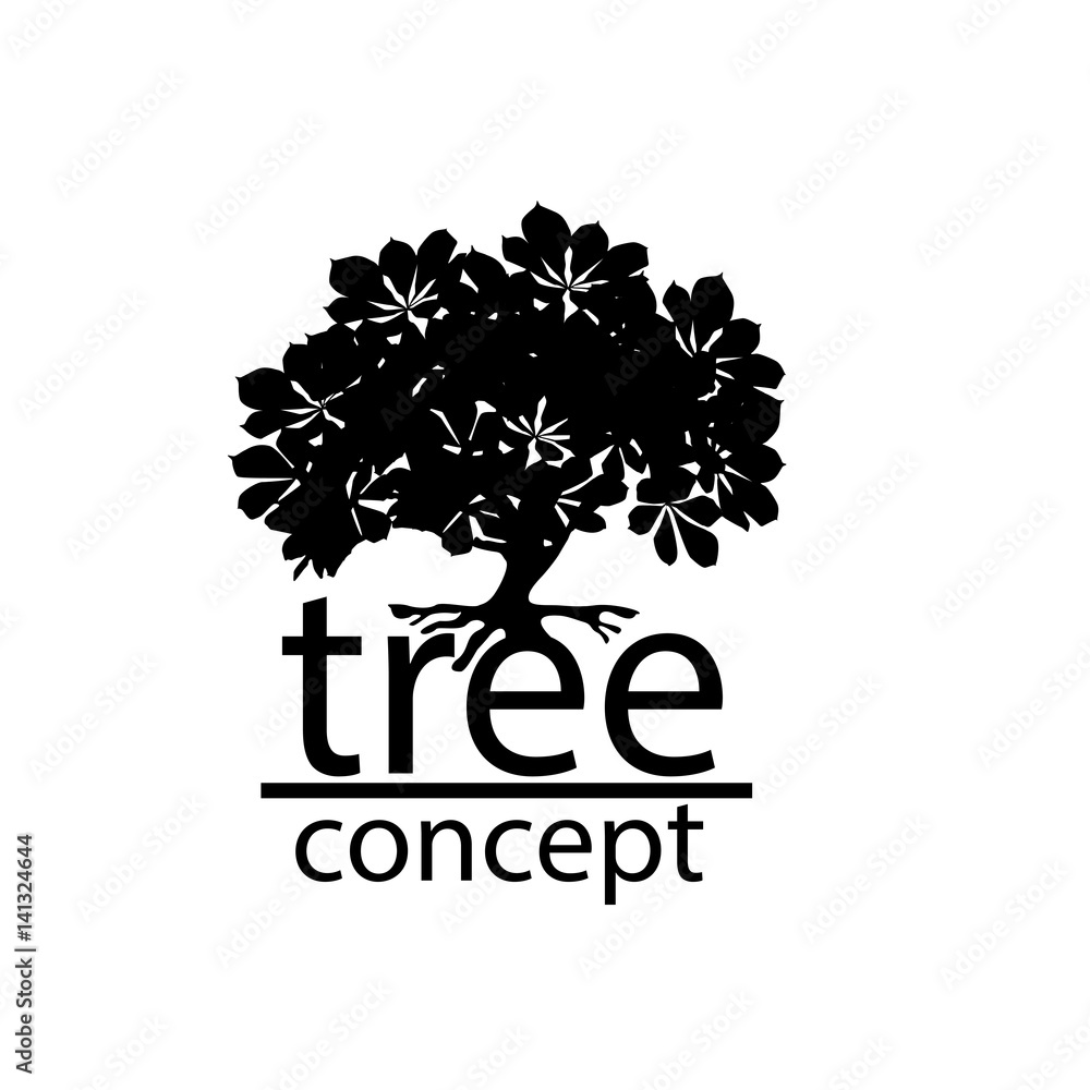 Obraz premium Tree logo concept