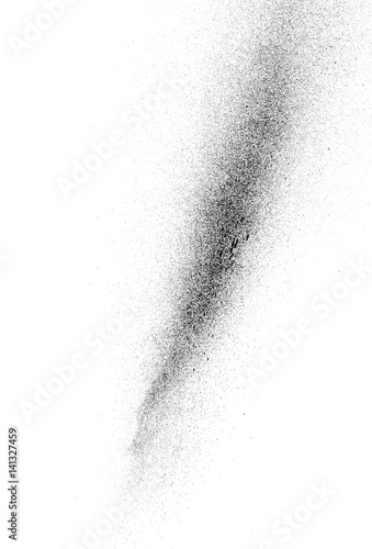 graffiti sprayed smoke effect in black on white