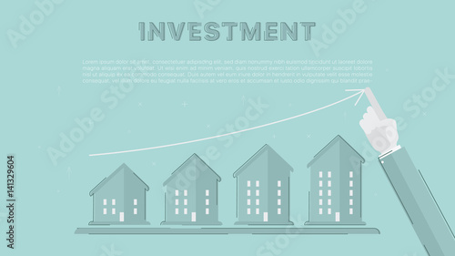Property investment. Concept business vector