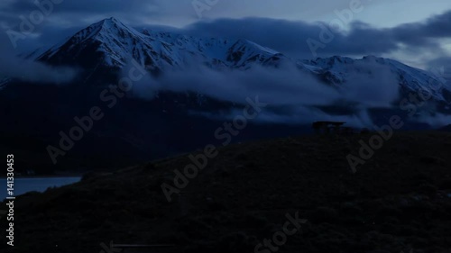 Mt. Elbert Peak Cloud Time Lapse at sunset