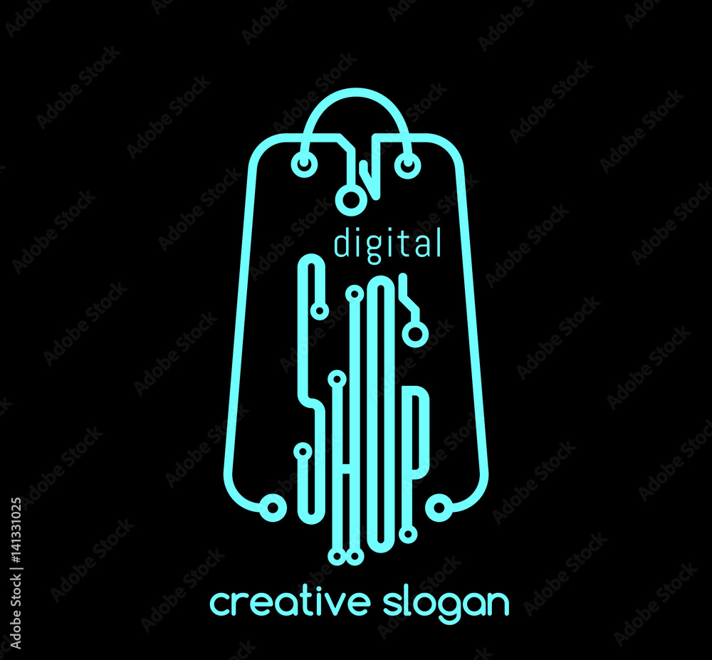 On-line store logo design vector. Shopping cart and logo design concept. On-line store logo design vector. Shopping cart and logo design concept.