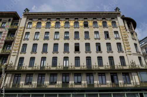 Österreich, Wien, Wienzeilenhäuser