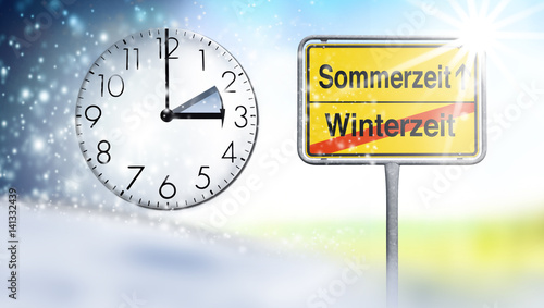 Sommerzeit Winterzeit photo