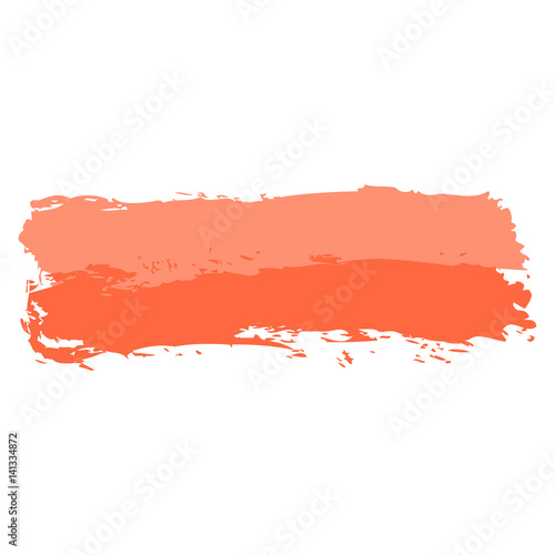 Two Red Tint Brushstroke Paint