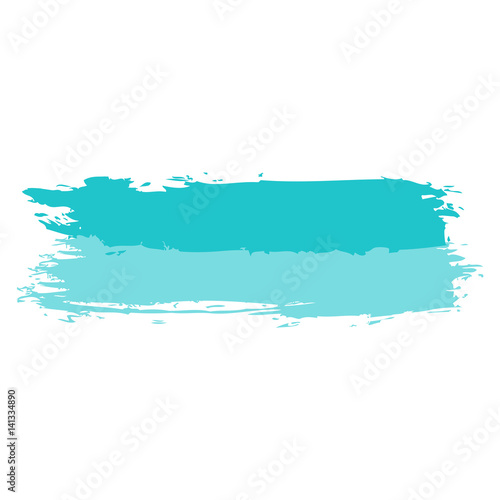 Two Green Tint Brushstroke Paint