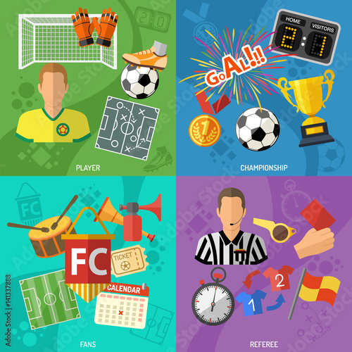 Soccer square Banners