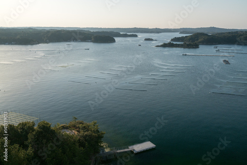 Ago bay in the morning,Iseshima area,mie prefecture,tourism of japan