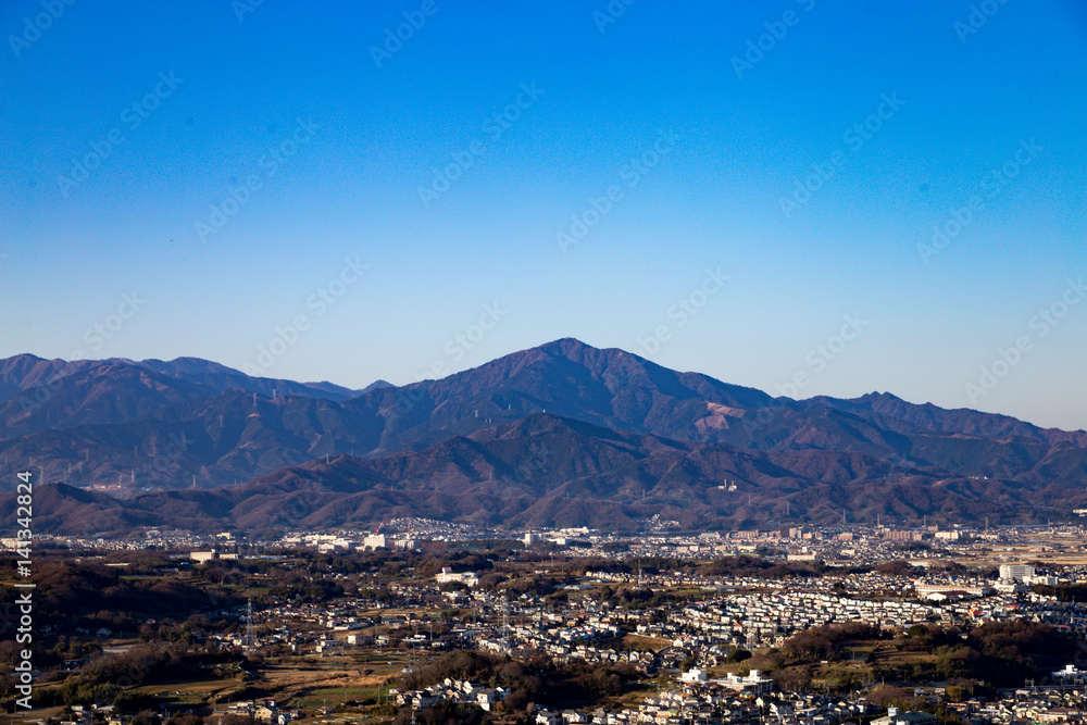湘南平から眺める大山