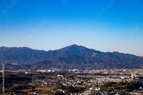 湘南平から眺める大山