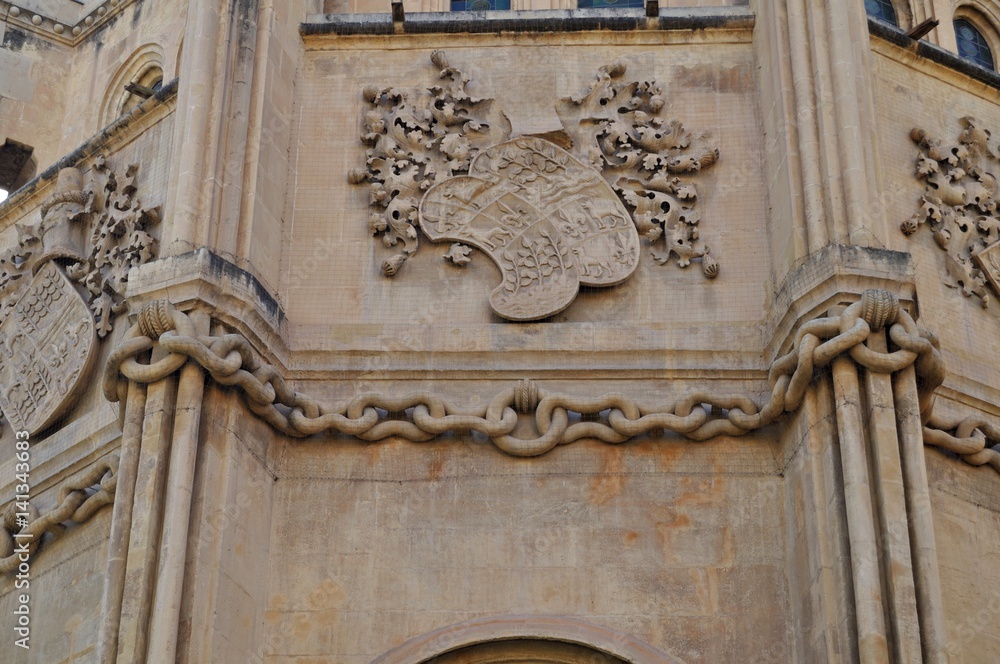 Cadena de la capilla de los Vélez en la catedral de Murcia