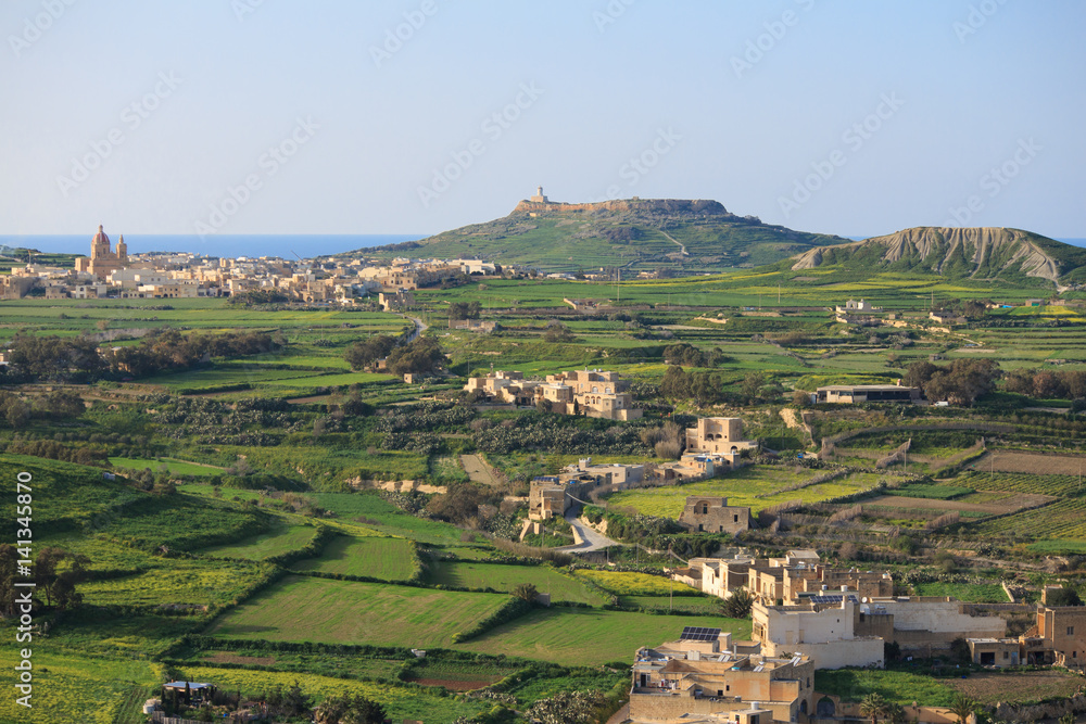 View over Gozo Malta