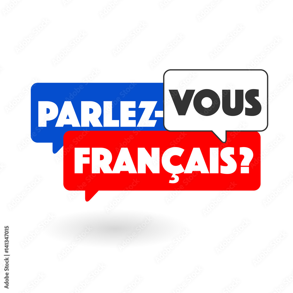 Parlez-vous français ? Stock-Vektorgrafik | Adobe Stock