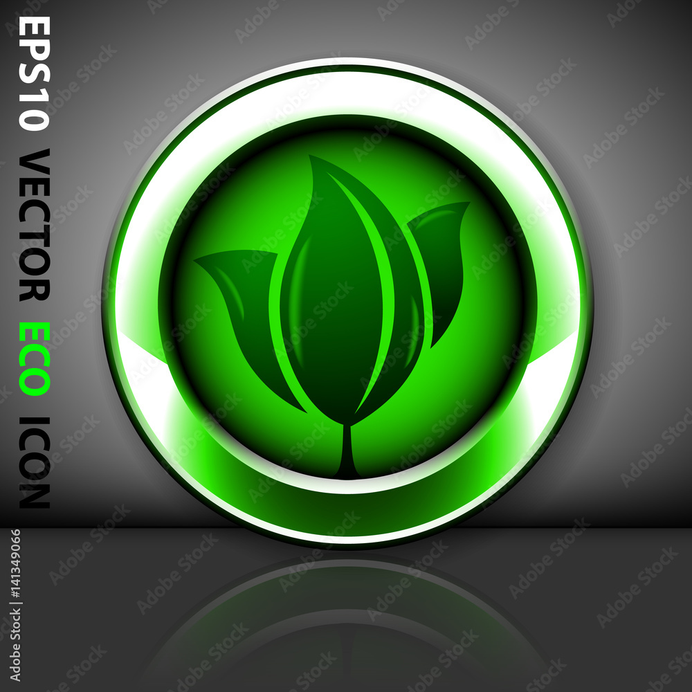 Leaves - Green Icon Design Leaves - Green Icon Design