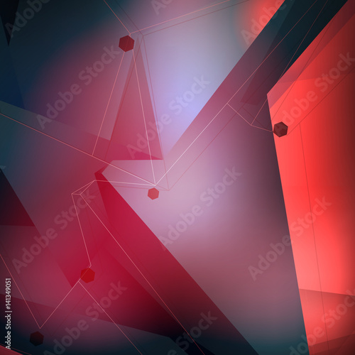 Abstract coloful soft blurred vector background. Futuristic design. Vector illustration
