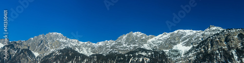 Wallpaper Mural View of the German Alps in winter against a blue sky Torontodigital.ca
