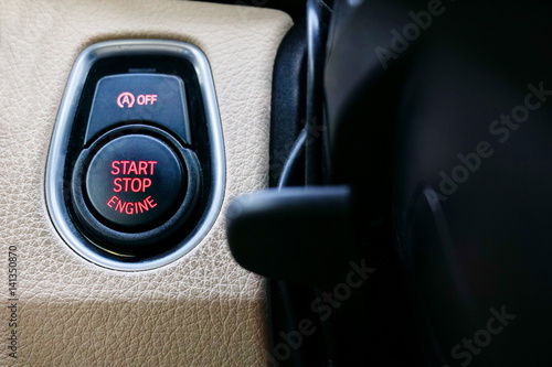 start and stop engine button © chat