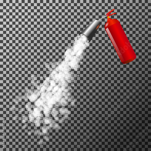 Fire extinguisher illustration