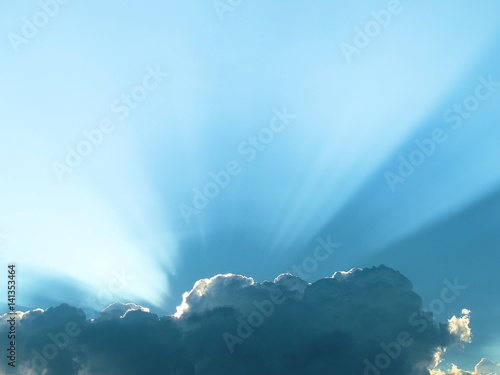 Sun Rays, clouds silver lining