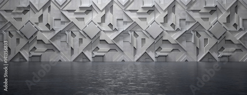 Empty Futuristic Room