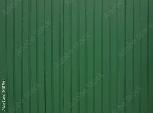 Green painted metal wall can use for background