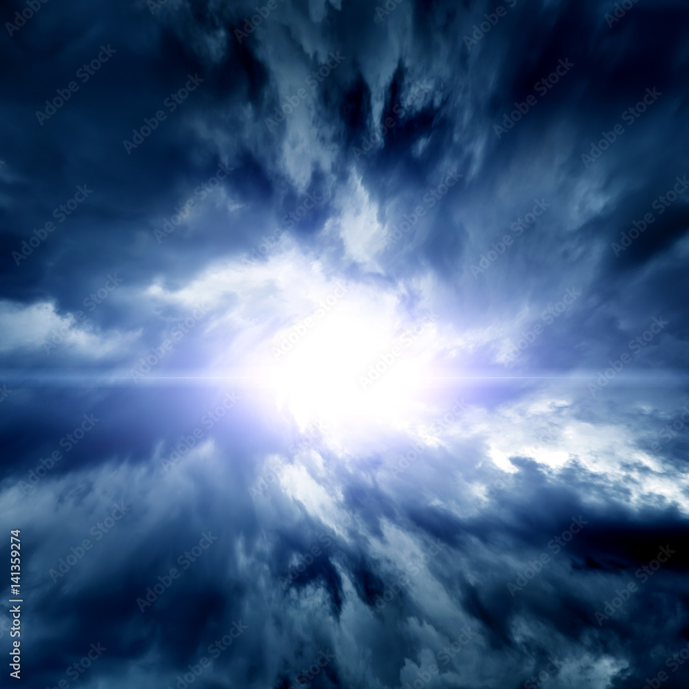 Obraz premium Cloudscape with Ray of Light