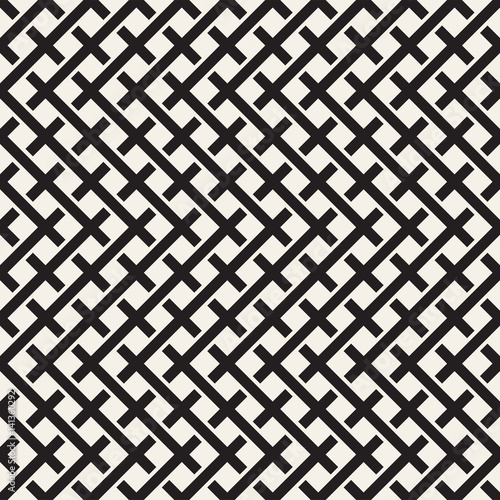 Schilderij op canvas Weave Seamless Pattern